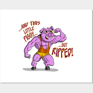 This Little Piggy Got Ripped! Posters and Art